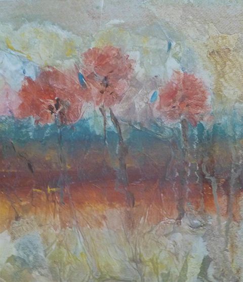 Trois Fleurs Rouge - Lilian Martin Trois Fleurs Rouge - Lilian Martin